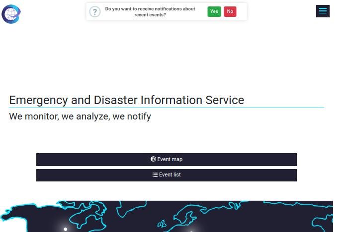  RSOE EDIS : les catastrophes en temps réel