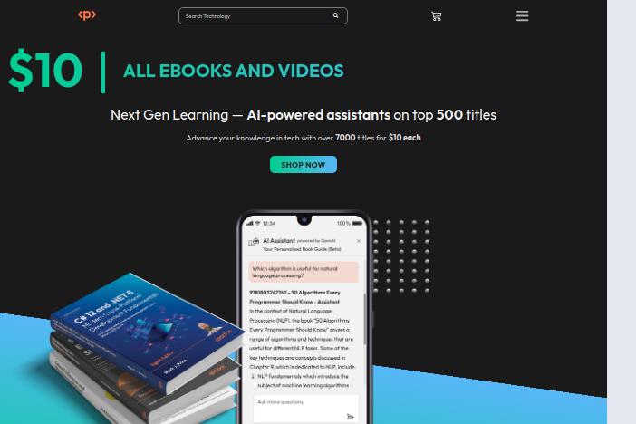  Packt : ebooks et vidéos pour les développeurs