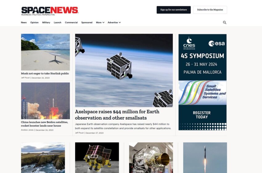  SpaceNews: Toute l’actualité spatiale