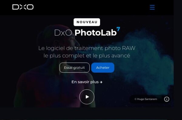 capture d'écran du site dxo présentant photolab 7