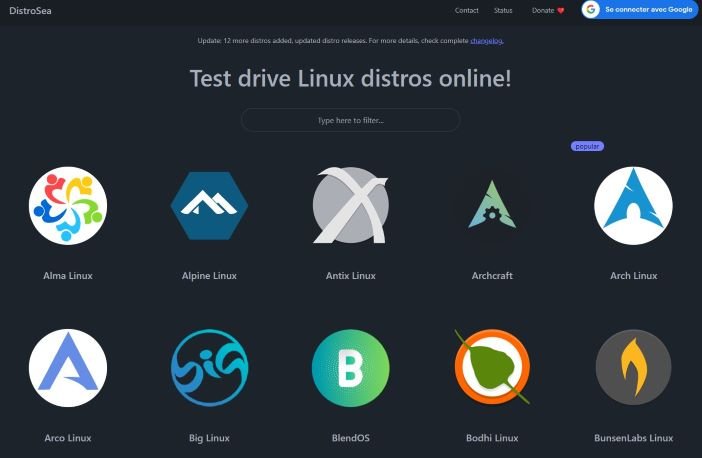 Distrosea pour évaluer les distros linux