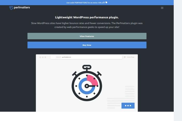 Perfmatters optimise les performances des sites Wordpress