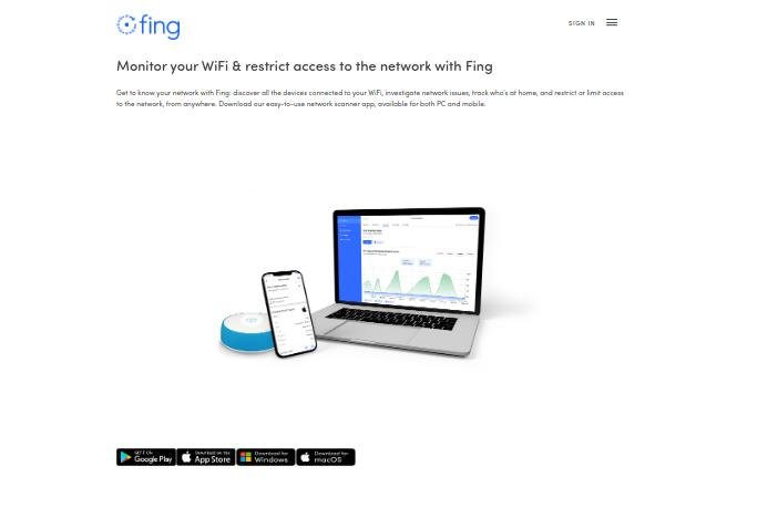 Fing le scanner WIFI intelligent