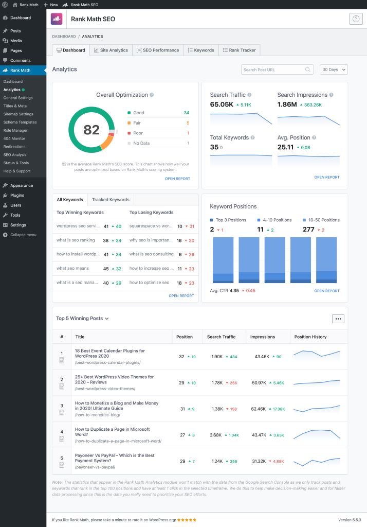 Rank Math : la solution SEO tout-en-un pour WordPress 2 Visuel de Rank Math