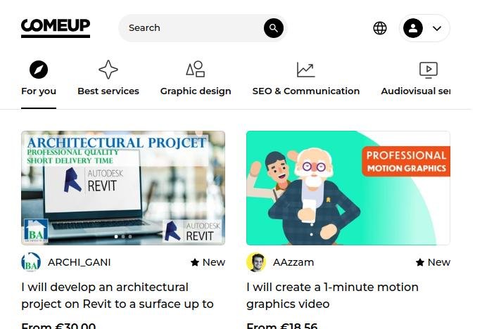  ComeUp : des freelances pour tous vos besoins