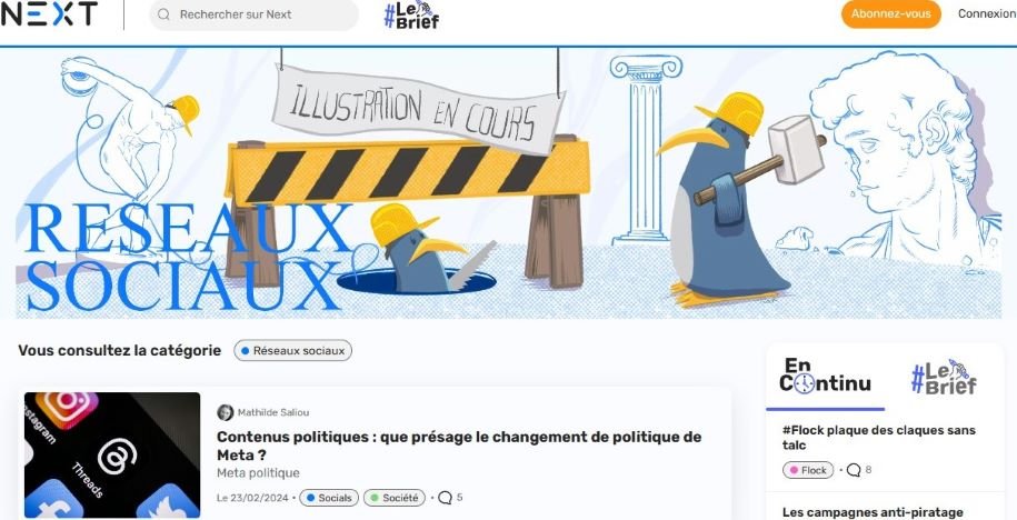 Next.ink : Les dernières actualités technologiques 2 Visuel du blog Next