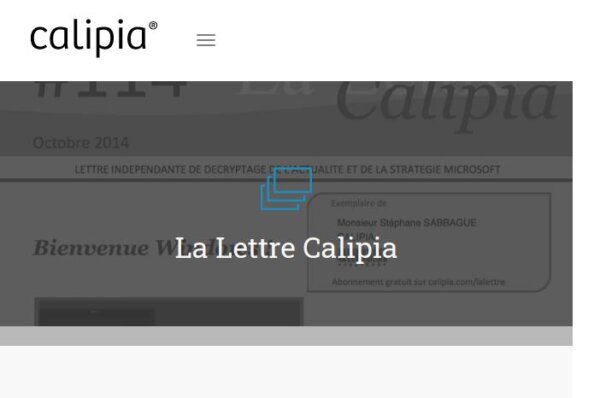 newsletter calipia