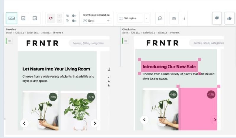 Applitools : Des tests automatisés par Visual IA 2 Visuel Applitools