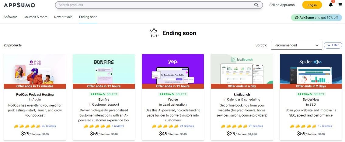 AppSumo: La plateforme ultime pour des offres logicielles incroyables 2 Visuel de Appsumo