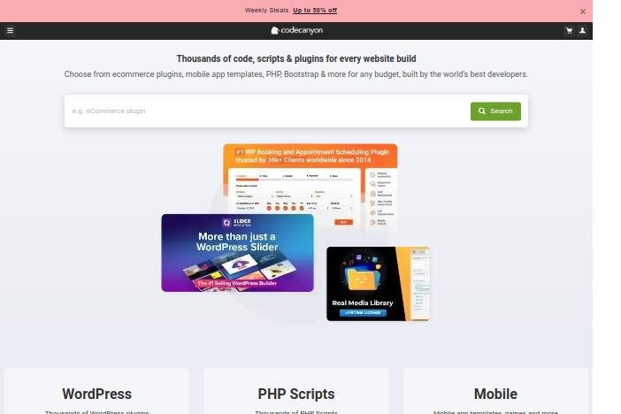 Envato Market : le Nirvana des développeurs 2 Visuel de codecanyon