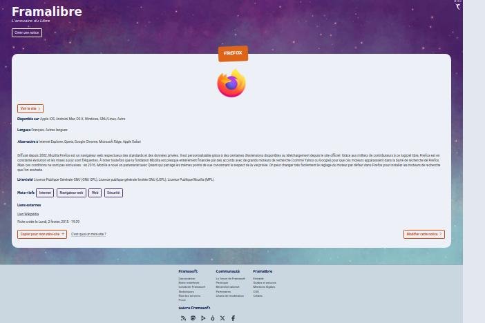 Framalibre votre bibliothèque de logiciels libres et gratuits 2 Visuel de Framalibre