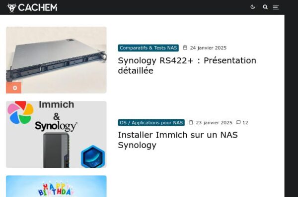 synology rs422+ serveur nas