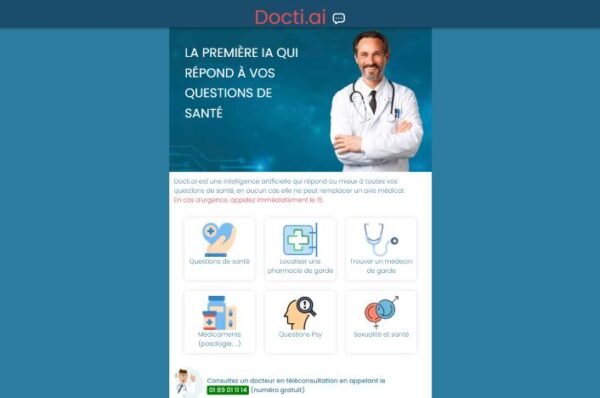 docti.ai, intelligence artificielle santé, questions réponses