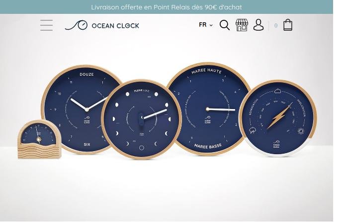 Ocean Clock : Des horloges des marées incroyables mais pas que 2 Visuel Ocean Clock