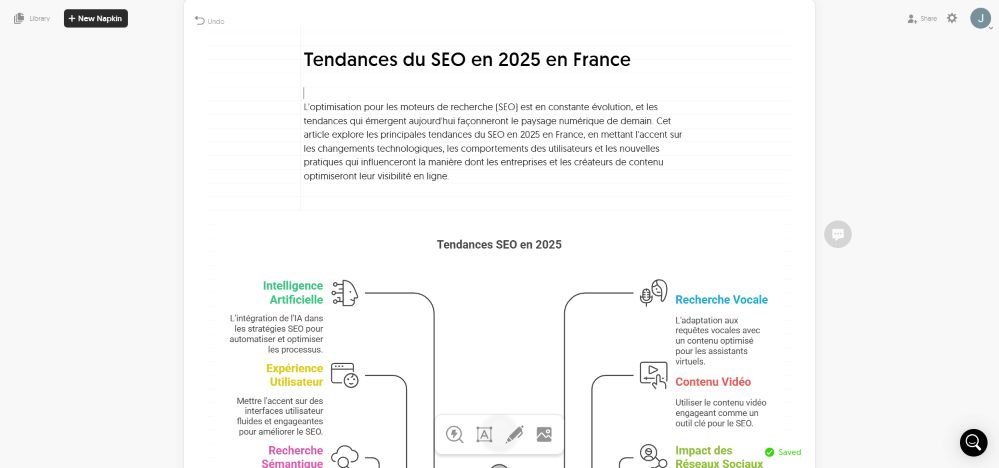 Napkin AI transforme vos idées en visuels percutants 2 Visuel Napkin