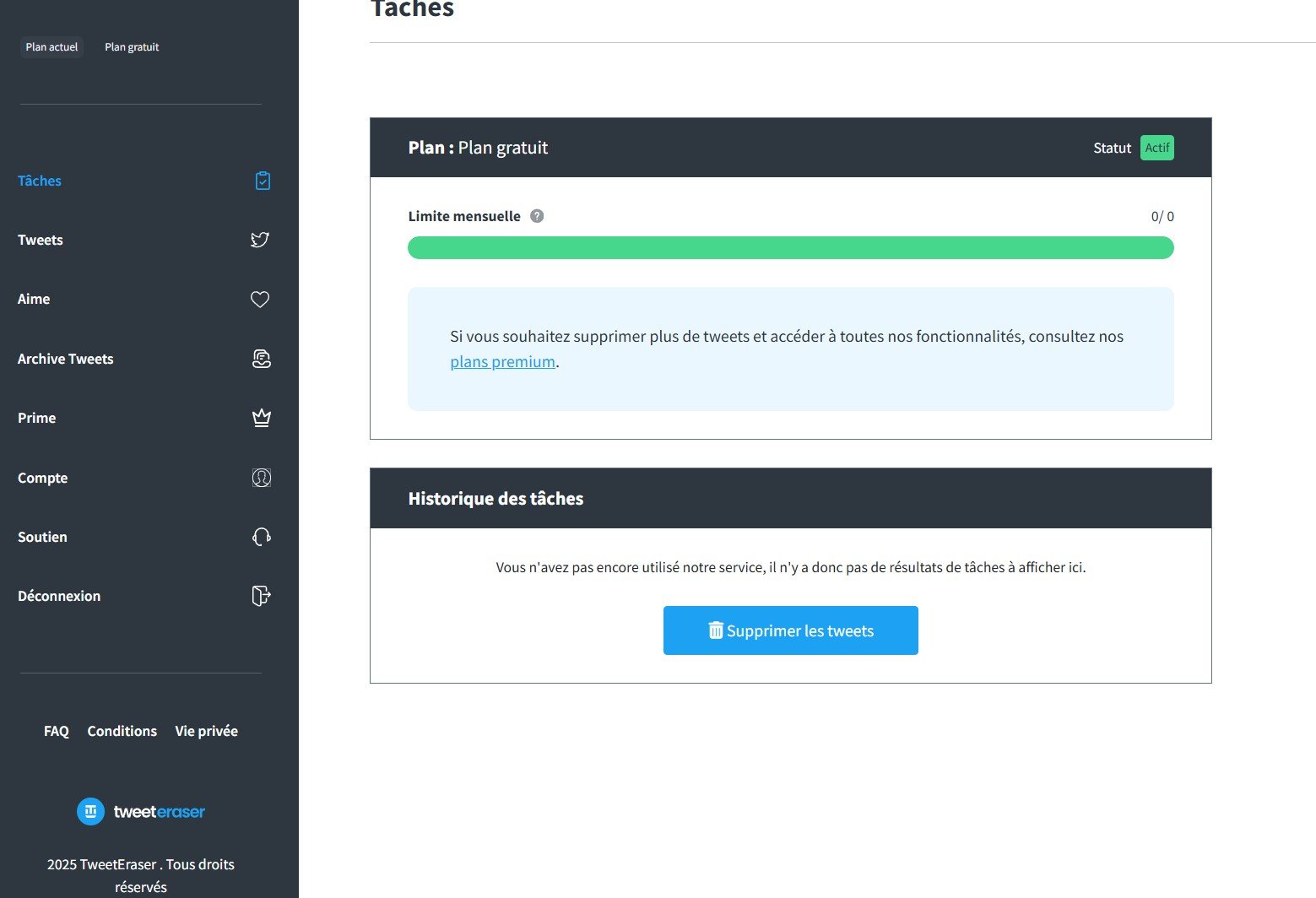 tweeteraser : nettoyage de printemps de votre compte x 2 Visuel TweetEraser 2025