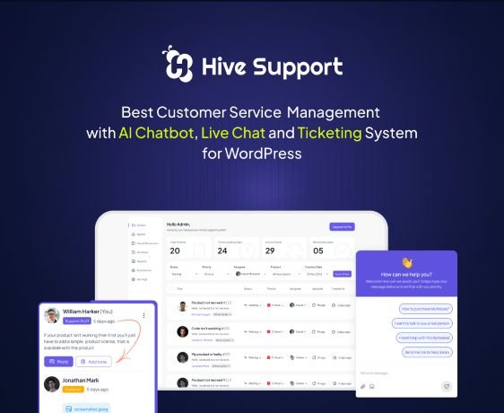 Hive Support : un support client exceptionnel pour WordPress 2 Hive Support 2025