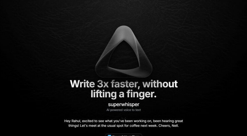  Superwhisper : dictée vocale privée pour Mac/iPhone