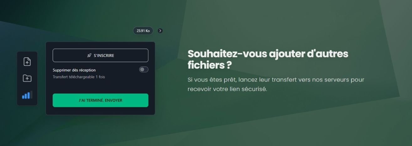 Filevert : transfert de fichiers sécurisé et écoresponsable 2 Visuel Filevert partage de fichiers