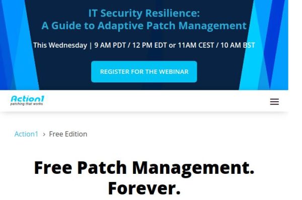 bannière de webinar pour la gestion de correctifs adaptative