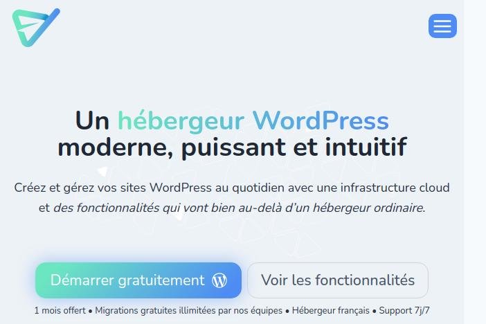 hébergeur wordpress moderne copilhost