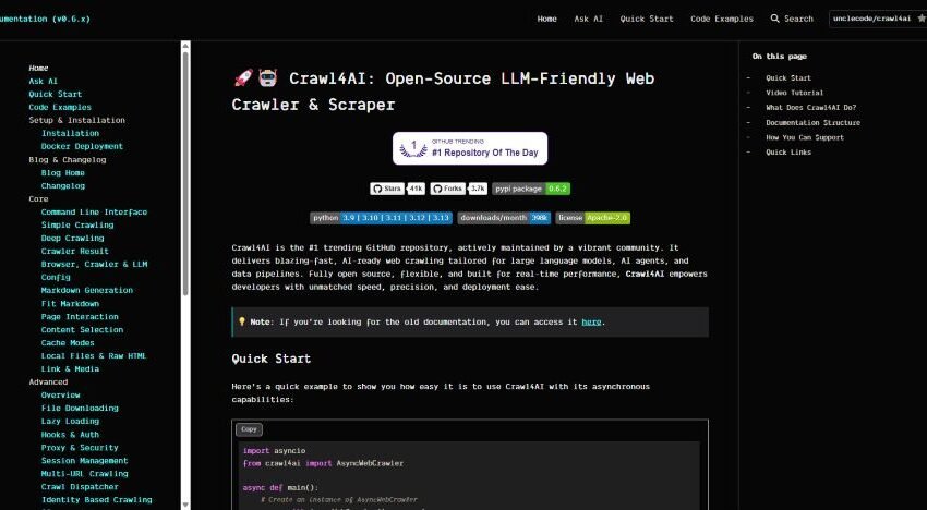  Crawl4AI : le crawler open source à l’ère de l’IA