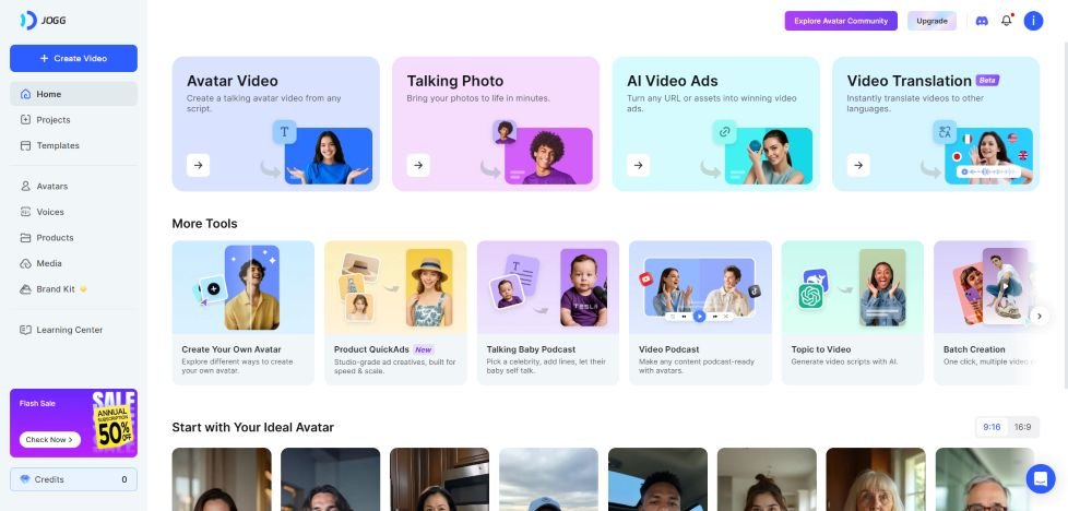 Jogg.AI : Avatars et vidéos IA ultra-réalistes 2 visuel de Jogg