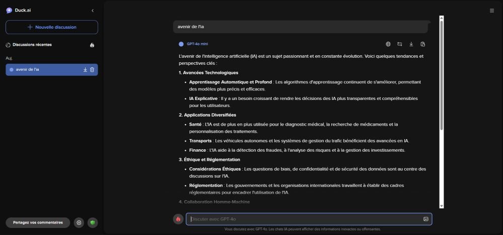 Duck.ai renforce la confidentialité de vos conversations IA 2 Visuel Duck.Ai