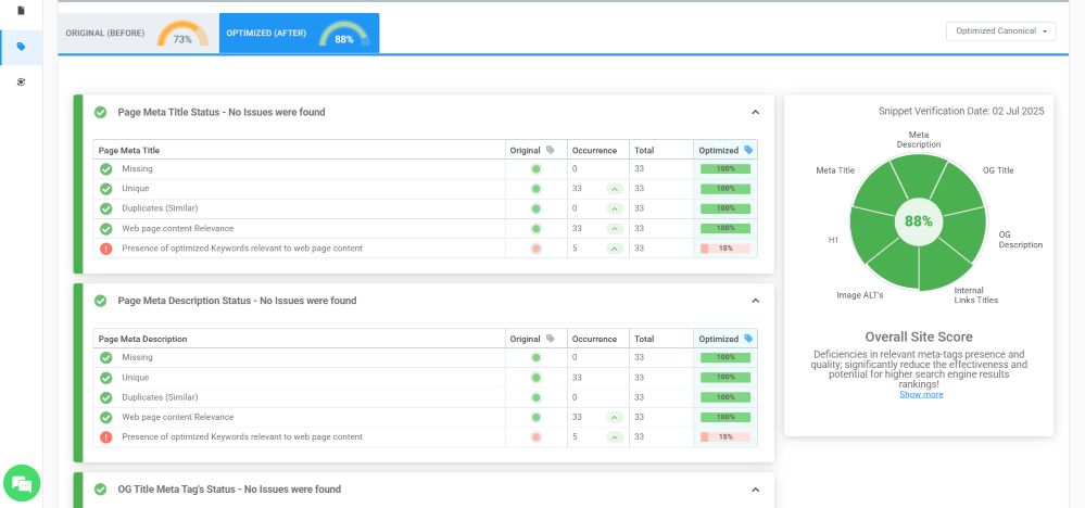 NytroSEO : automatisez votre SEO et boostez votre visibilité 2 visuel interface utilisateur NytroSEO