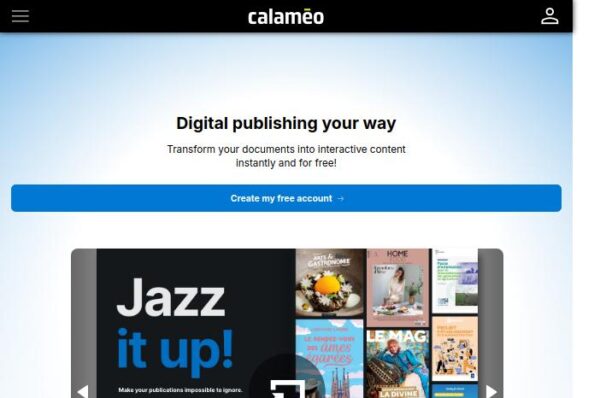 calameo pour créer des publications interactives