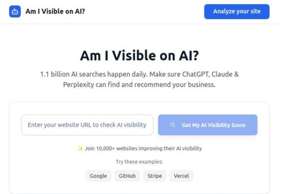 vérifiez votre visibilité sur les moteurs de recherche ia
