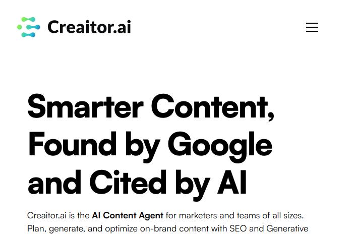 agent de contenu ai creaitor.ai