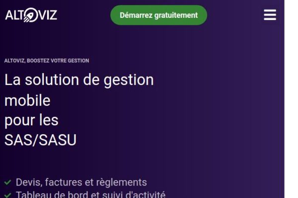 altoviz gestion mobile pour les sas/sasu