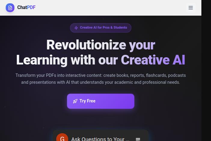glamzn chat pdf : l’ia qui transforme vos pdfs