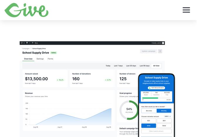 dons sur wordpress avec givewp