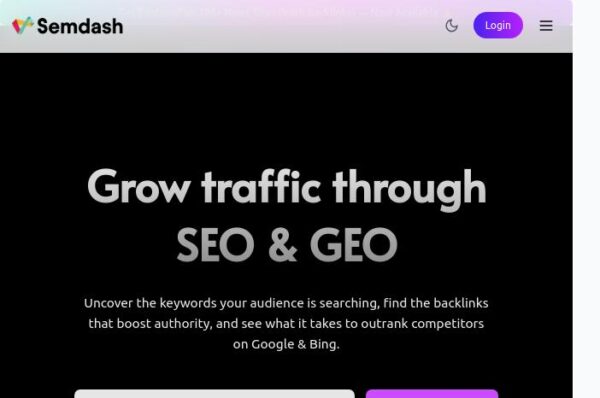 semdash seo & geo trafic, augmentez votre trafic