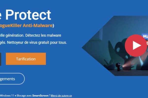 capture de l'interface du logiciel adlice protect