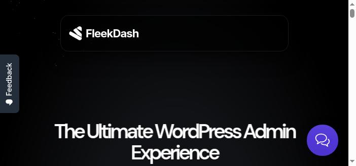fleekdash, solution pour une expérience admin wordpress optimale. outil pour les webmasters.