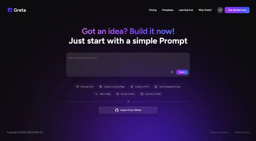  Greta Questera : Créez une Web App sans coder