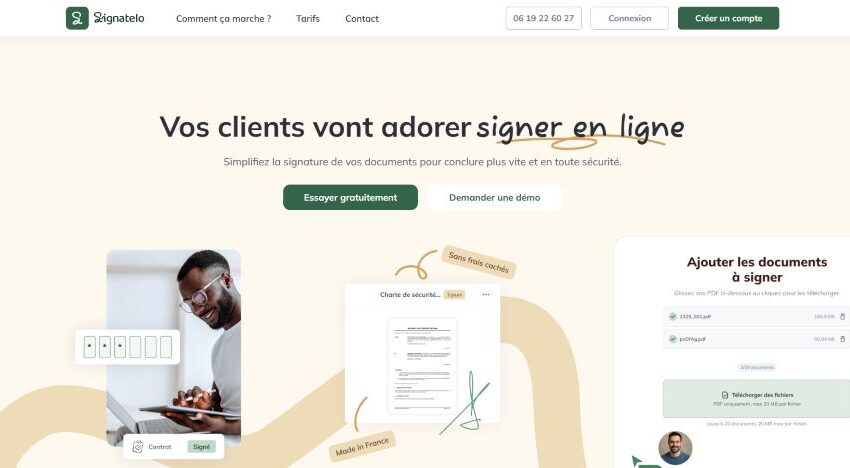 signature électronique en ligne sécurisée pour vos documents