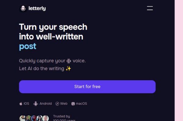 capturez votre voix, écrivez avec l'ia