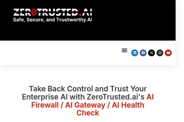 zerotrusted.ai sécurité ia pour les entreprises.