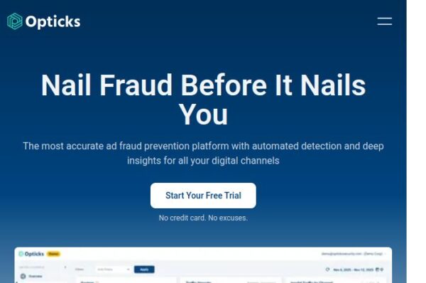 plateforme de prévention de la fraude publicitaire opticks