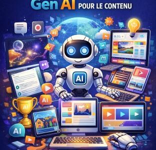 top 2026 des solutions gen ai pour la création de contenu