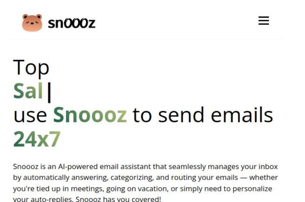 logo snoooz, un assistant email intelligent