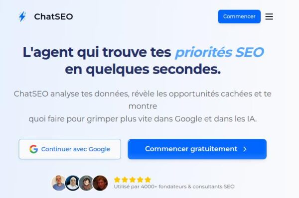 chatseo outil d'analyse seo
