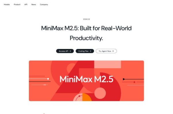 minimax m2.5, solution pour la productivité.