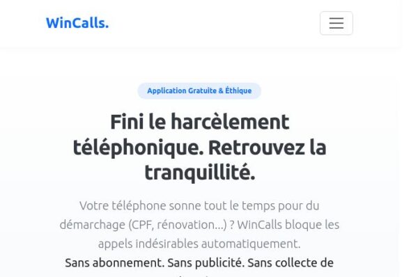 application gratuite pour bloquer les appels indésirables