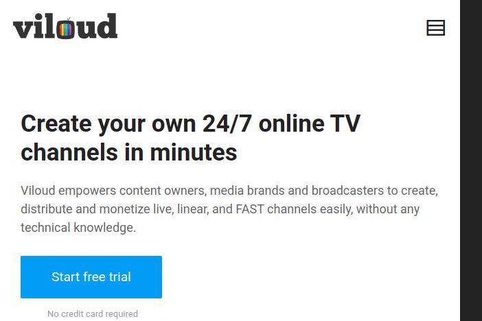 viloud plateforme création chaînes tv en ligne
